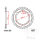 Pignone  43 denti passo 525 134 / 160