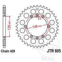 Sprocket  50 teeth pitch 428 126 / 146