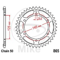 Sprocket  44 teeth pitch 530 125 / 145