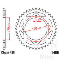 Sprocket for Kawasaki KLX 125 2010-2016 # KX 65 2000-2017