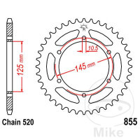 Sprocket  48 teeth pitch 520 125 / 145