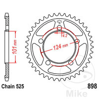 Sprocket  41 teeth pitch 525 101 / 124