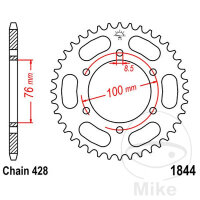 Pignone  48 denti passo 428 076 / 100