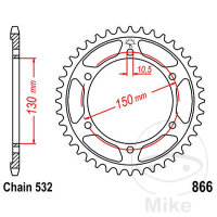 Pignone  38 denti passo 532 130 / 150