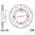 Sprocket  50 teeth pitch 428 080 / 100