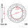 Pignon de cha&icirc;ne  57 dents pas 428 152 / 175