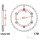 Pignone  43 denti passo 525 136 / 156