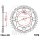 Sprocket  59 teeth pitch 428 125 / 145