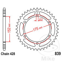 Kettenrad  53 Z&auml;hne Teilung 428 152 / 175