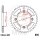 Sprocket  49 teeth pitch 428 110 / 132