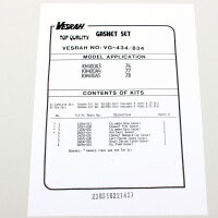 Set completo di guarnizioni motore per Kawasaki KH 400...