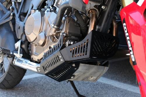 Protector de escape negro para Honda CRF 1000 Africa Twin LA LD # 2016