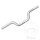 Guidon Fehling acier chrom&eacute; 22 mm Touring pour Honda CB 250 400