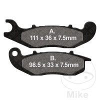 EBC Plaquettes de frein standard FA465TT