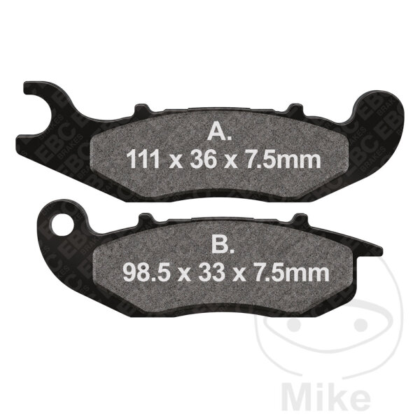 EBC Brake pad set Sinter R Off-Road FA465R