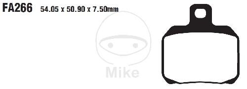 EBC Brake pad set Sinter R Off-Road FA266R