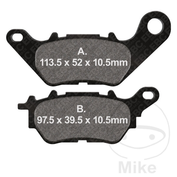 EBC Standard Semi Sintered Metal Brake Pads (V Series) FA662V