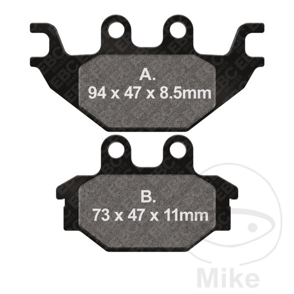 Brake pad for Adly/Herchee Arctic CAN-AM Kawasaki Kymco SYM TGB Yamaha
