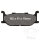 EBC Scooter brake pad set organic SFA179