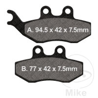 Plaquette de frein pour Benelli Gilera Malaguti Peugeot...