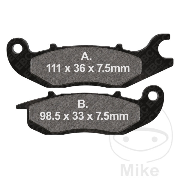 Brake pad for AJS CR3 125 Honda CBF MSX Z 125 Rieju NKD 50 125 RS-2 125