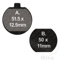 Jeu de plaquettes de frein avant pour Kawasaki H1 KH S2...