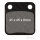 EBC Brake pad set Carbon Scooter SFAC054