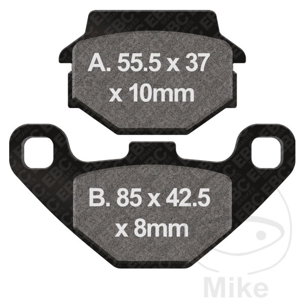 EBC Brake pad set Carbon Scooter SFAC067
