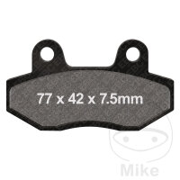 EBC Jeu de plaquettes de frein carbone pour scooter SFAC086