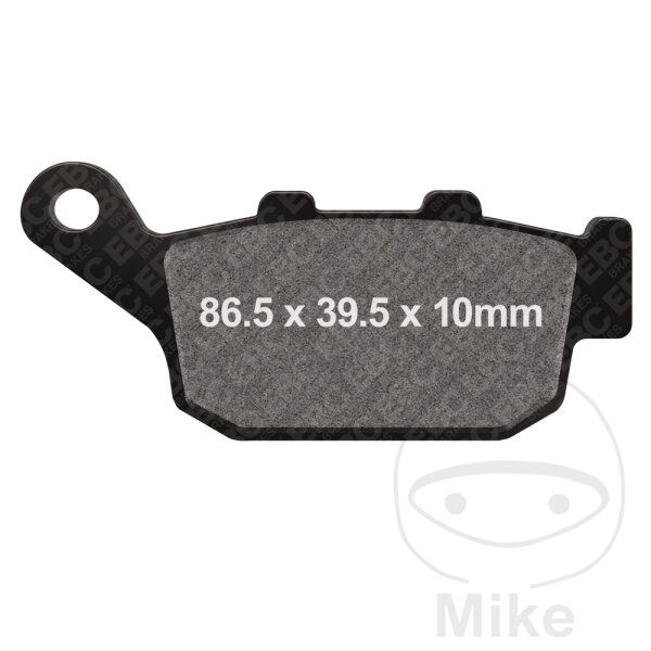 EBC Jeu de plaquettes de frein carbone pour scooter SFAC140