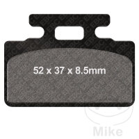EBC Jeu de plaquettes de frein carbone pour scooter SFAC151