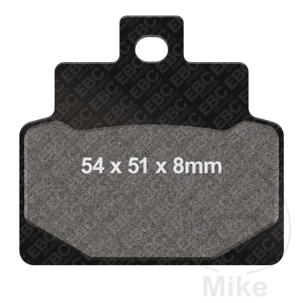 EBC Jeu de plaquettes de frein carbone pour scooter SFAC301