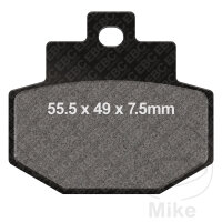 EBC Jeu de plaquettes de frein carbone pour scooter SFAC321