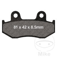 EBC Jeu de plaquettes de frein carbone pour scooter SFAC411