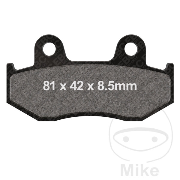 EBC Scooter Bremsklotz Satz organisch SFA411