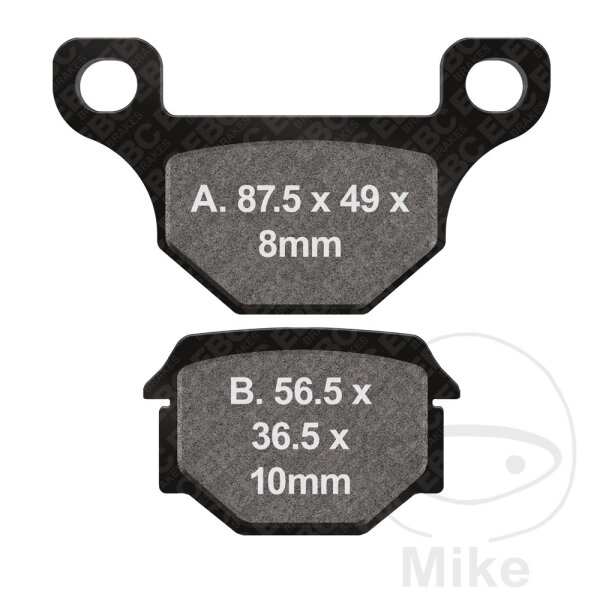 Brake pad for Aprilia Derbi Motorhispania Pegasus Peugeot Rex Rieju TGB
