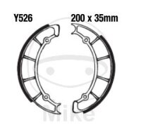M&acirc;choires de frein avec ressort pour Yamaha SR 500...