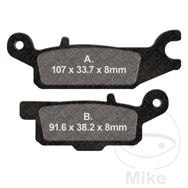 Brake pad for Yamaha YFM 250 550 700