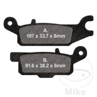 Bremsklotz f&uuml;r Yamaha YFM 250 550 700