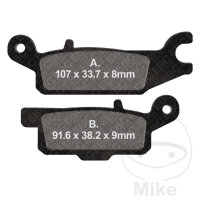 Plaquette de frein gauche pour Yamaha YFM 550 2009-2015...