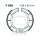 Brake shoes with spring for Yamaha DT XT YFM YZ 250 400 500 Bear Tracker 77-00