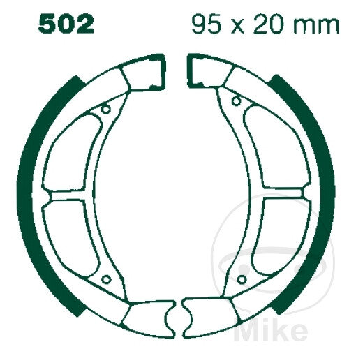 Brake shoes with spring for Suzuki RM Yamaha YZ PW 80 90 78-18