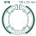 Brake shoes with spring for Suzuki LT RM Kawasaki KFX 80 400 80-14