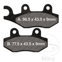 Pastilla de freno para Aeon Benelli Keeway Kreidler Kymco...