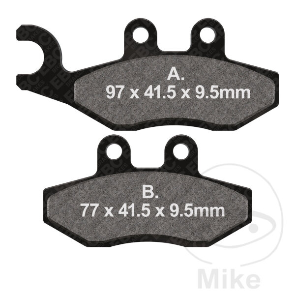 Brake pad for Aprilia Derbi Gilera Peugeot Piaggio Rieju Vespa