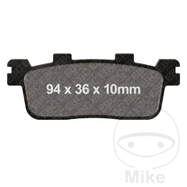 Set di pastiglie freno EBC Scooter organiche SFA607