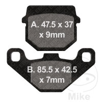 Plaquette de frein pour Aeon Aprilia Derbi E-Ton Kawasaki...