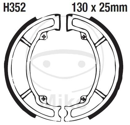 Ganasce freno con molla per Honda CB CBF SES 50 125 150 01-20