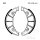 Brake shoes with spring for MBK XC 125 Yamaha HW 125 150 XC 125 YW 125