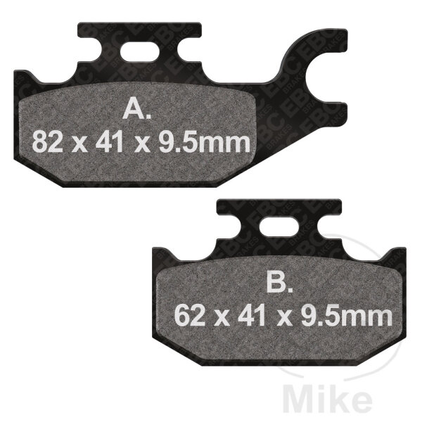 Brake pad for Bombardier CAN-AM Suzuki Yamaha